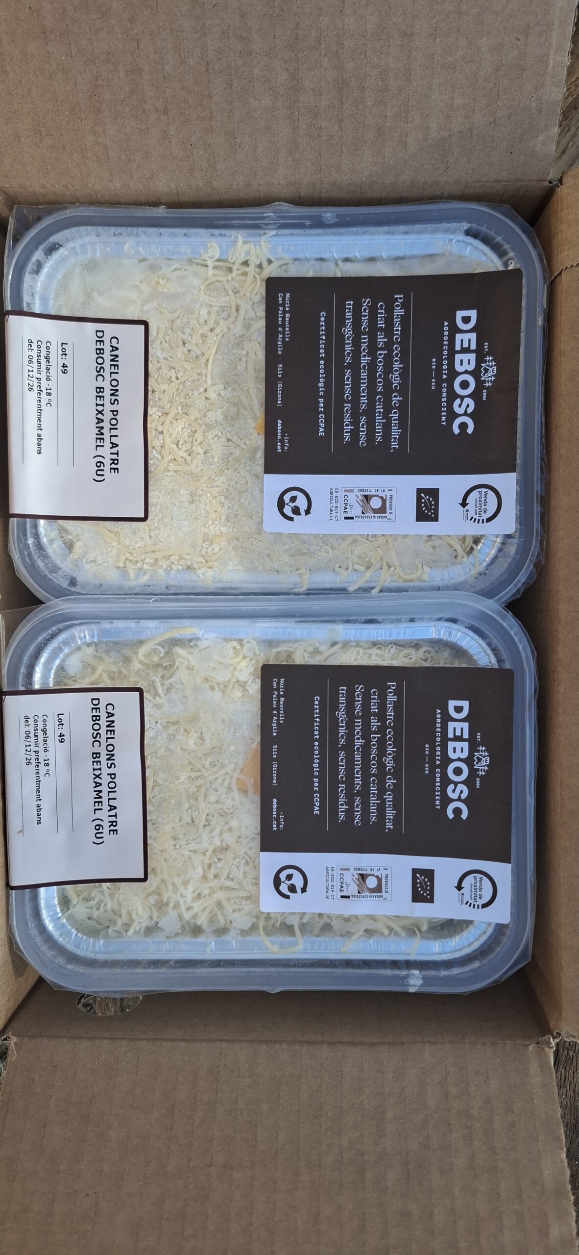 Canelons de pollastre ecològic - 24 unitats - Imatge 3